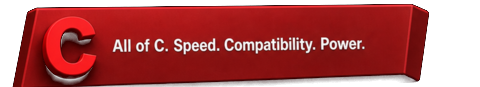 C — All of C. Speed. Compatibility. Power.